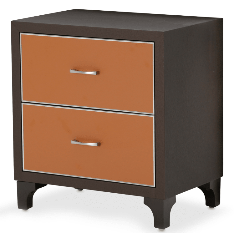 Michael Amini21 cosmopolitan orange Queen Set