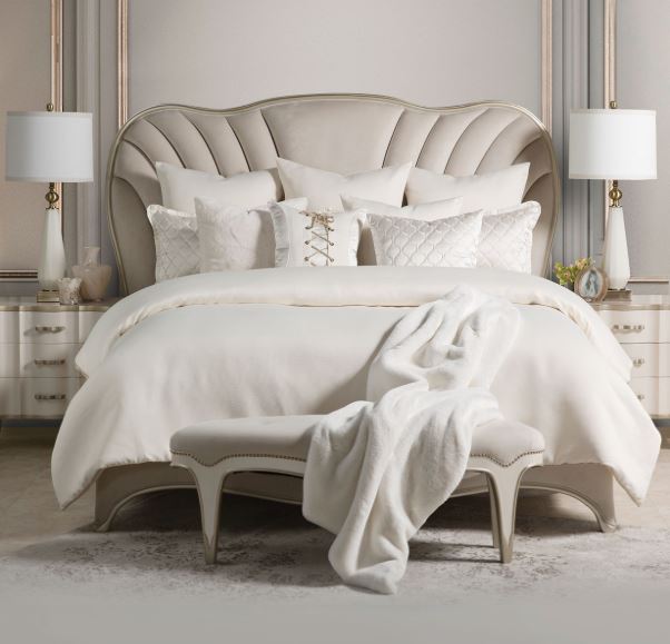 Michael AminiAmini - London Place Bedroom Collection - Upholstered Panel Bed