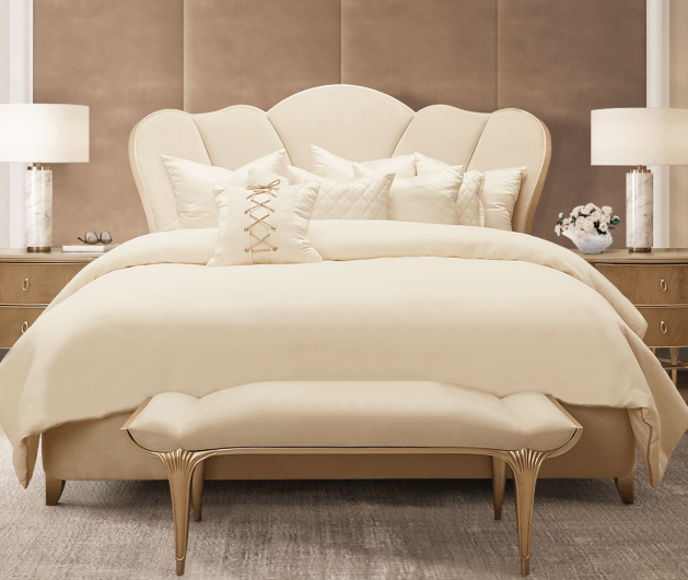 Michael AminiAmini VILLA CHERIE Bedroom Collection - CARAMEL