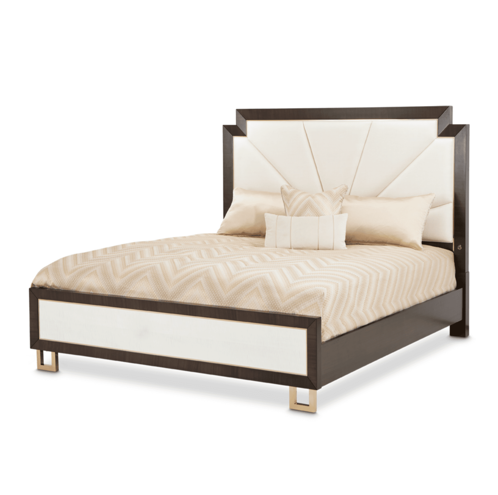 Michael Aminibelmont place Espresso Cal. King Upholstered Bed