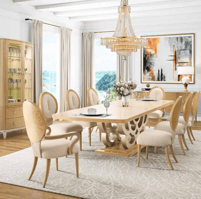 Michael AminiCamellia Field Caramel Dining Side Chair