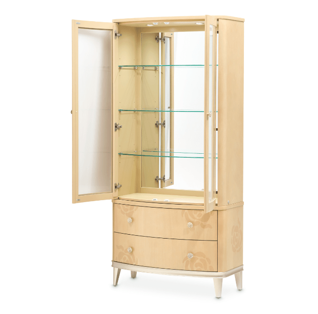 Michael AminiCamellia Field Caramel Display Cabinet