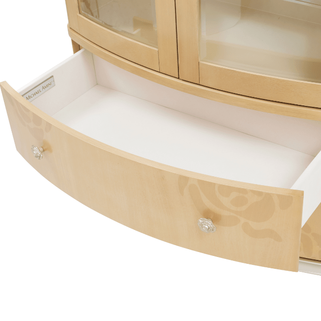 Michael AminiCamellia Field Caramel Display Cabinet
