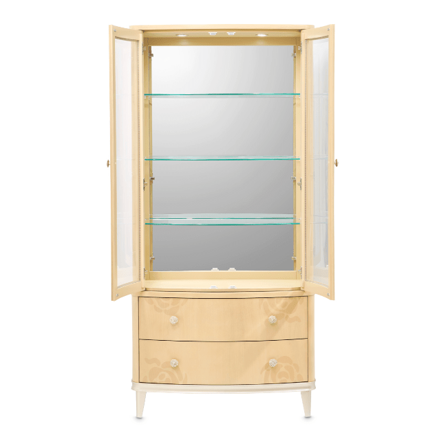 Michael AminiCamellia Field Caramel Display Cabinet