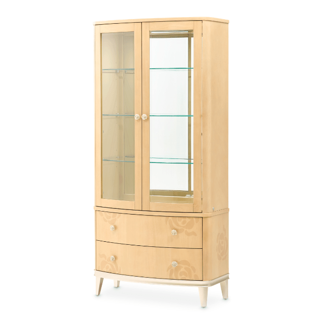 Michael AminiCamellia Field Caramel Display Cabinet