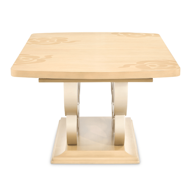 Michael AminiCamellia Field Caramel Pedestal Dining Table