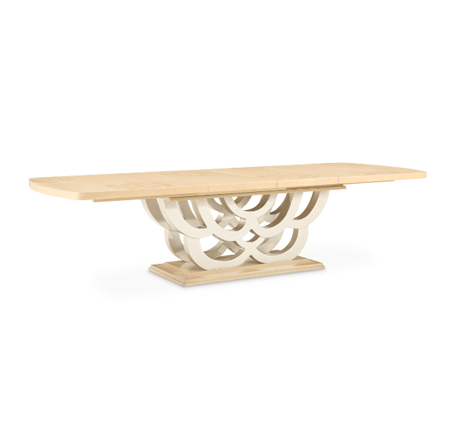 Michael AminiCamellia Field Caramel Pedestal Dining Table