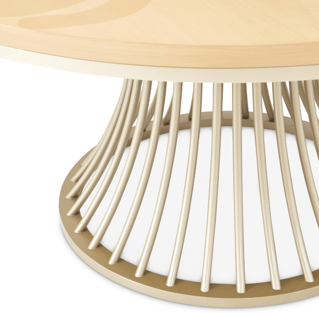 Michael AminiCamellia Field Caramel Round Dining Table