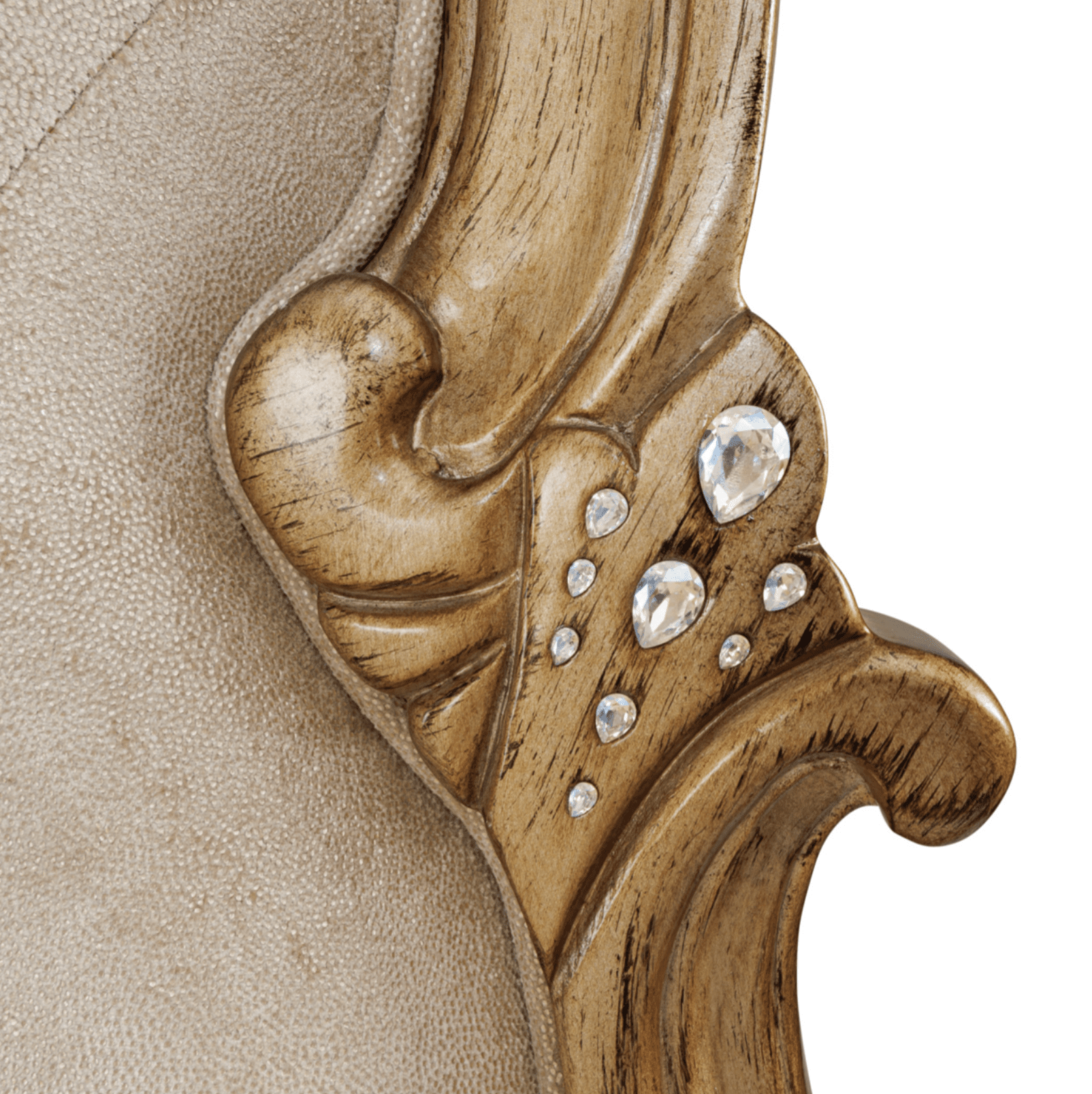 Michael Aminiplatine de royale Antique Platinum Cal King Panel Bed