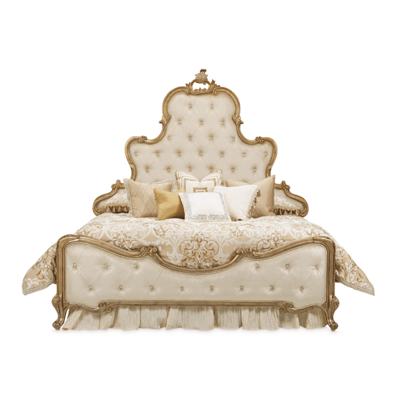 Michael Aminiplatine de royale Antique Platinum Cal King Panel Bed