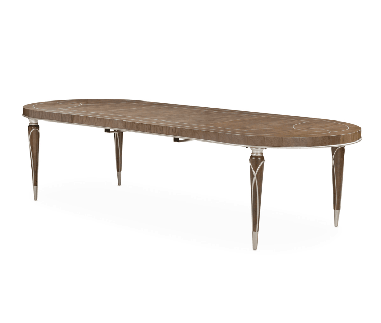 Michael AminiVilla Cherie Hazelnut Oval Dining Room