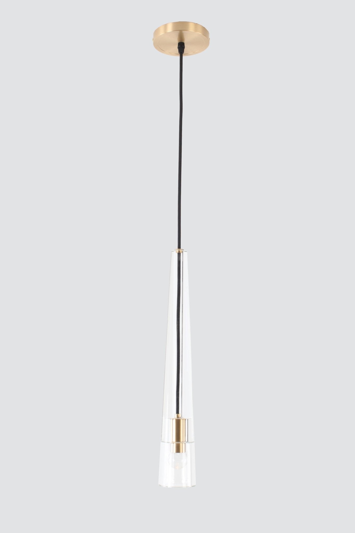 Modern Concept3W Crystal Brass Pendant