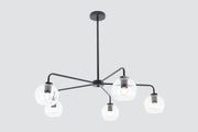 Modern ConceptFive Arm Pendant Black