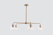 Modern ConceptFive Arm Pendant Brass