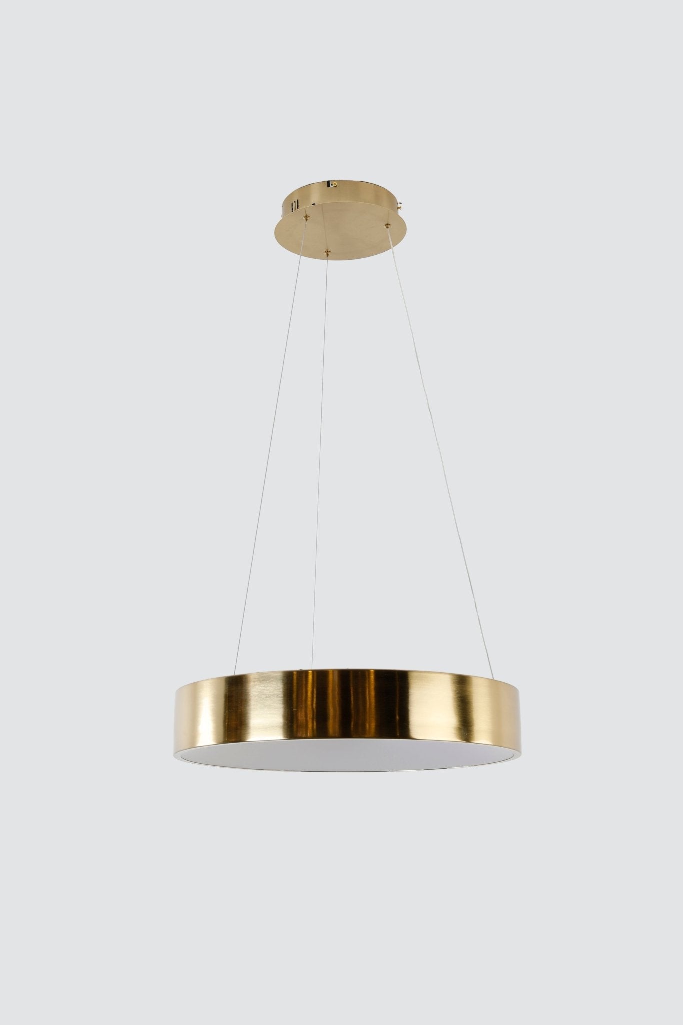 Modern ConceptHalo LED Pendant in Brass