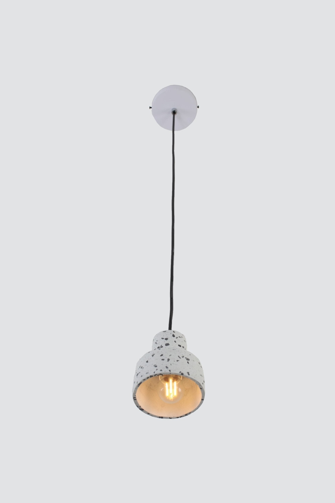 Modern ConceptMaya Single Pendant In Concrete