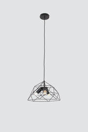 Modern ConceptRuby Single Pendant with 3 Bulbs