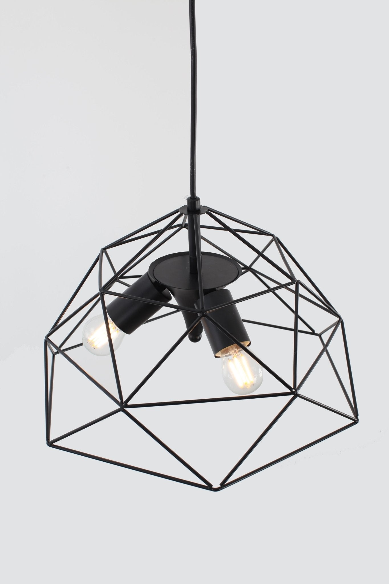 Modern ConceptRuby Single Pendant with 3 Bulbs