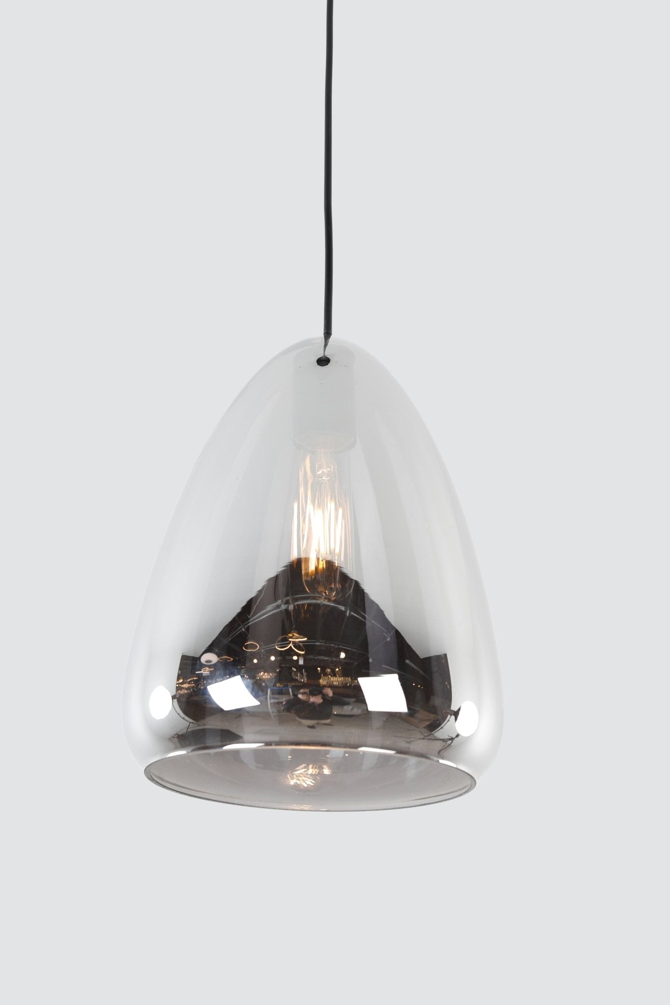 Modern ConceptSmoked Glass Pendant 8 Inch