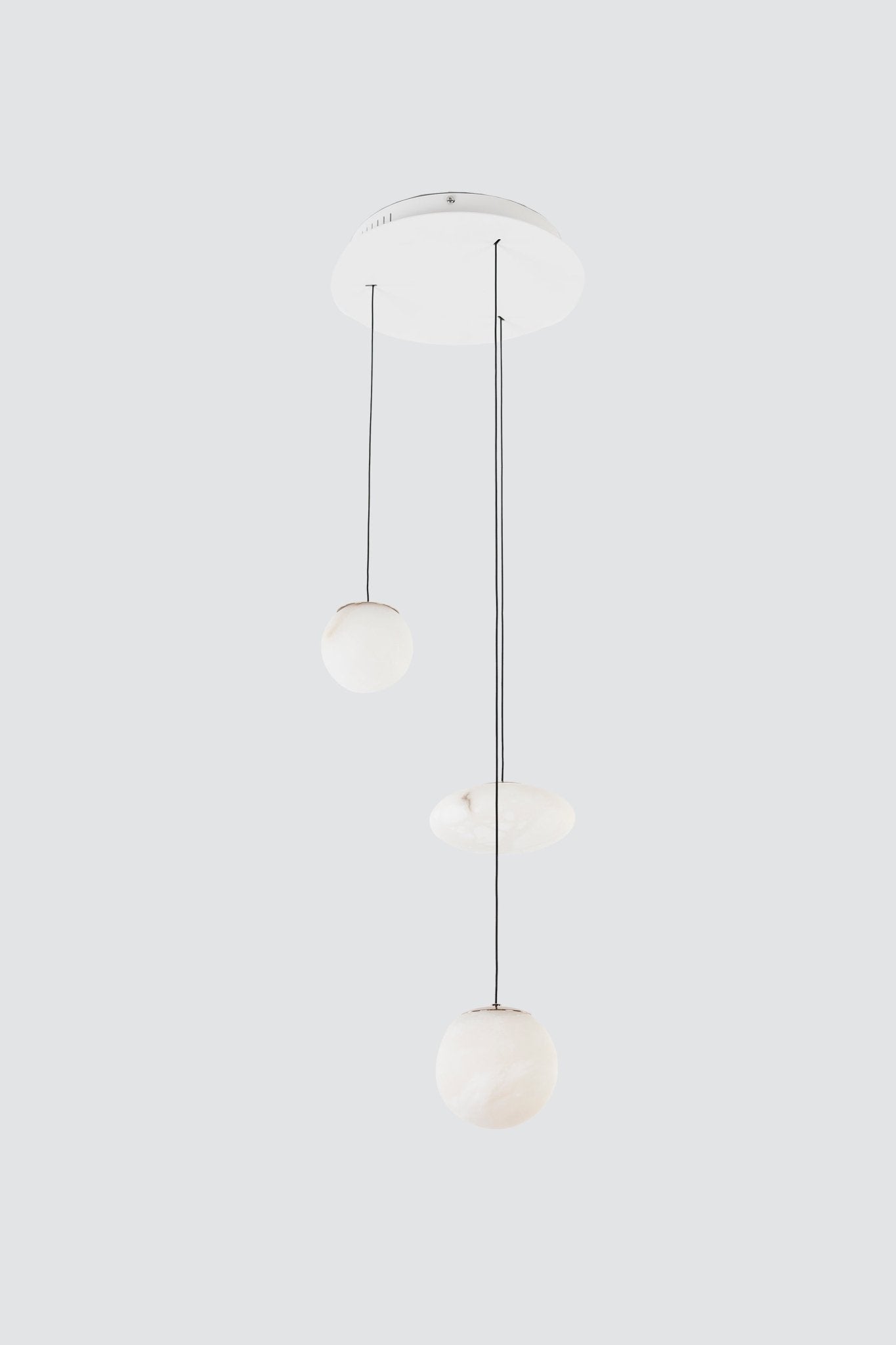Modern ConceptSolara Orb Natural Alabaster Pendant