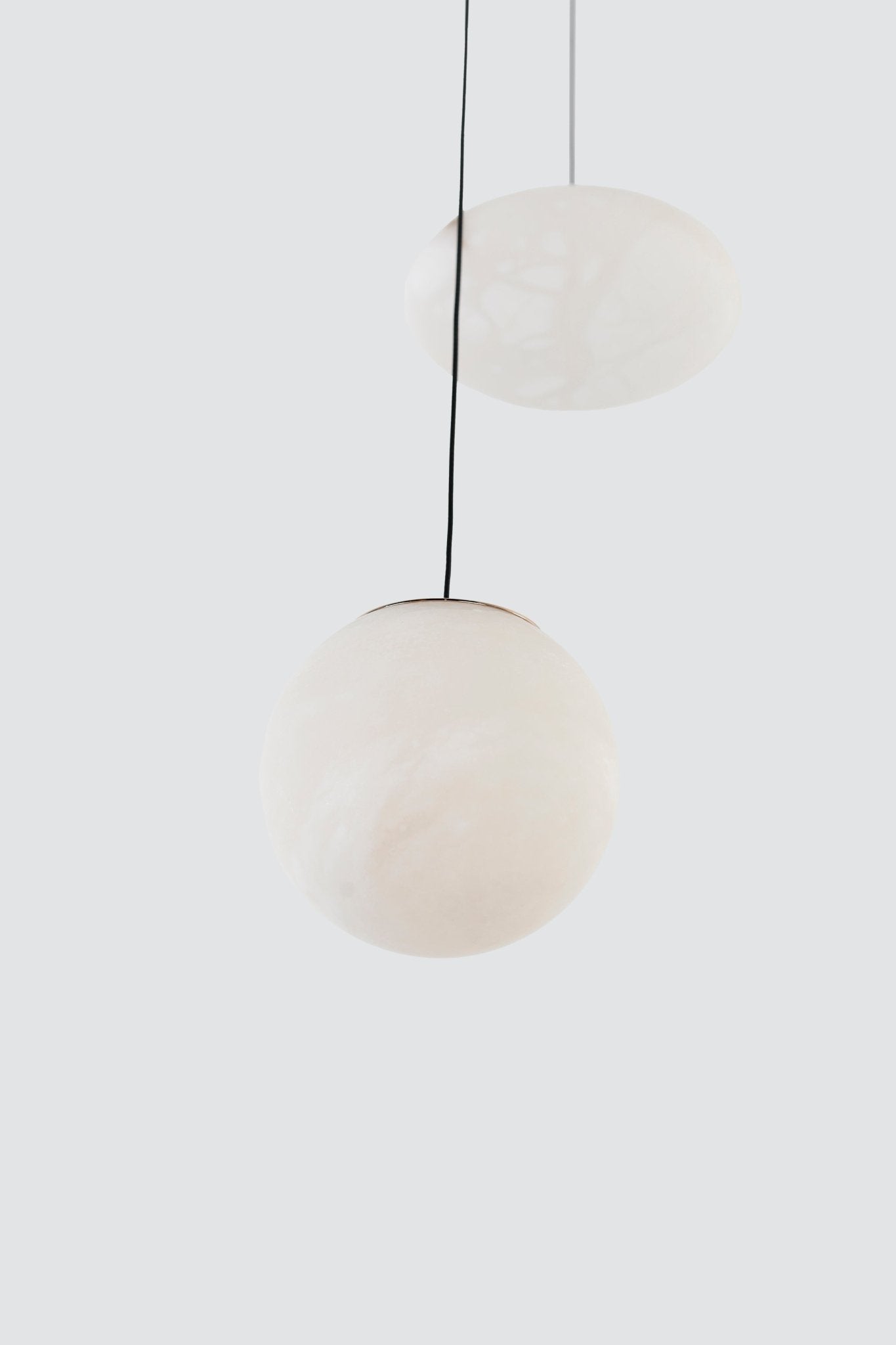 Modern ConceptSolara Orb Natural Alabaster Pendant