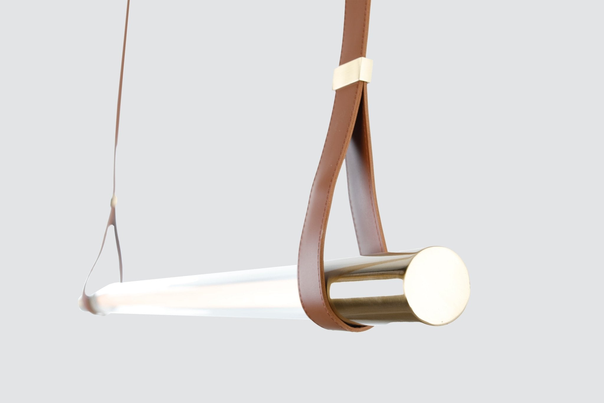 Modern ConceptVero Leather Glass Linear Pendant