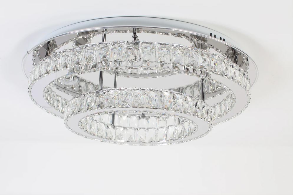 ModernLivingAF - Circular LED Effect Chandelier Flush 26"