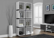 MonarchMonarch I 7076 BOOKCASE - 71"H / WHITE / GREY