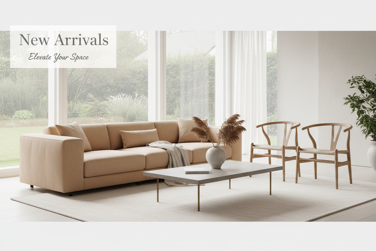 Newer arrival furniture banner