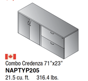 0AOSP Combo Credenza