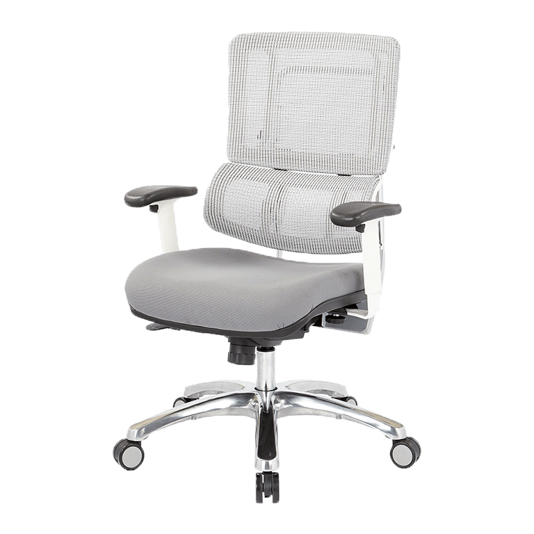 OfficestarAOSP PRO X 99661W VERTICAL WHITE MESH BACK CHAIR