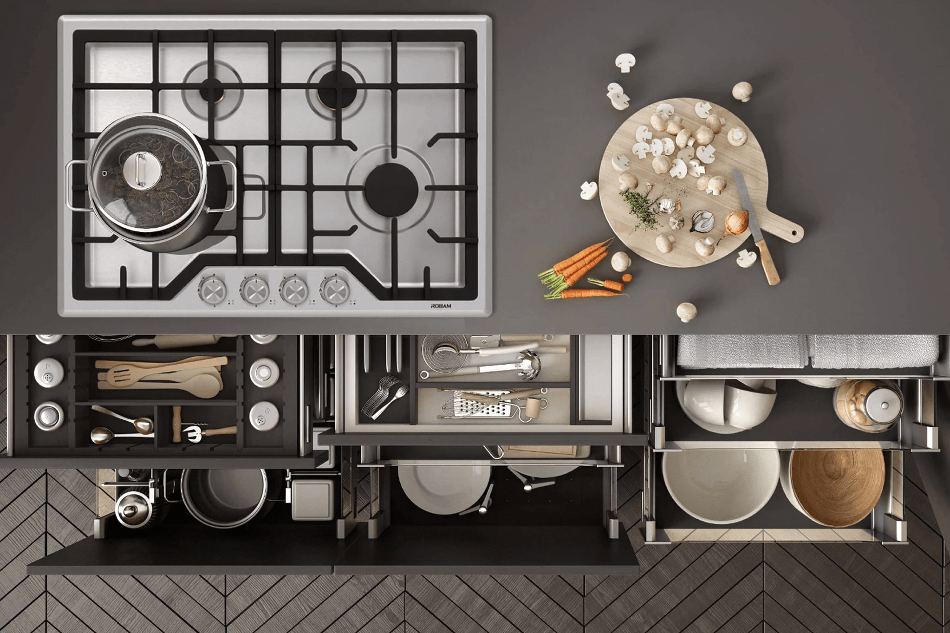 RobamROBAM Cooktop G413 - 30" (4 Burners)