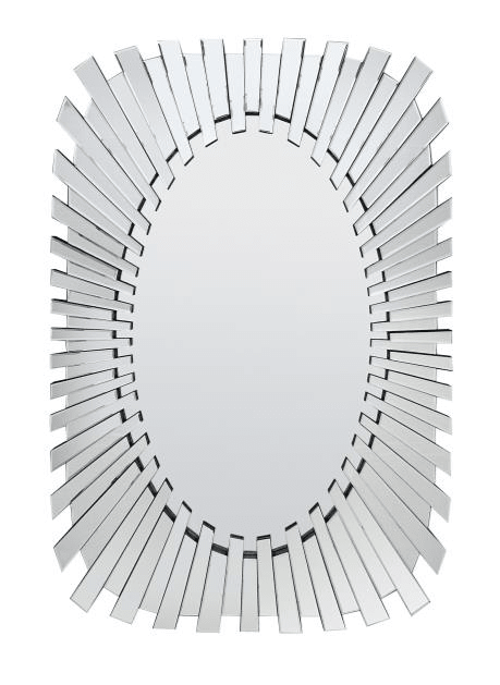 RWSunburst Oval Wall Mirror RW - 8D37
