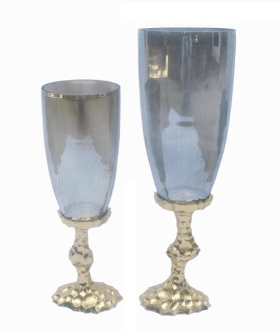 RWVASE WITH LUSTER GLASS - Large
