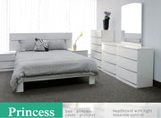 SankouSK - Princess Bedroom Collection - Glossy White