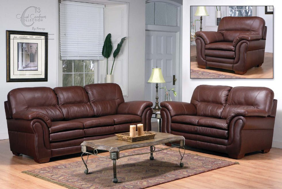 SBFSBF 4000 Full Leather Sofa