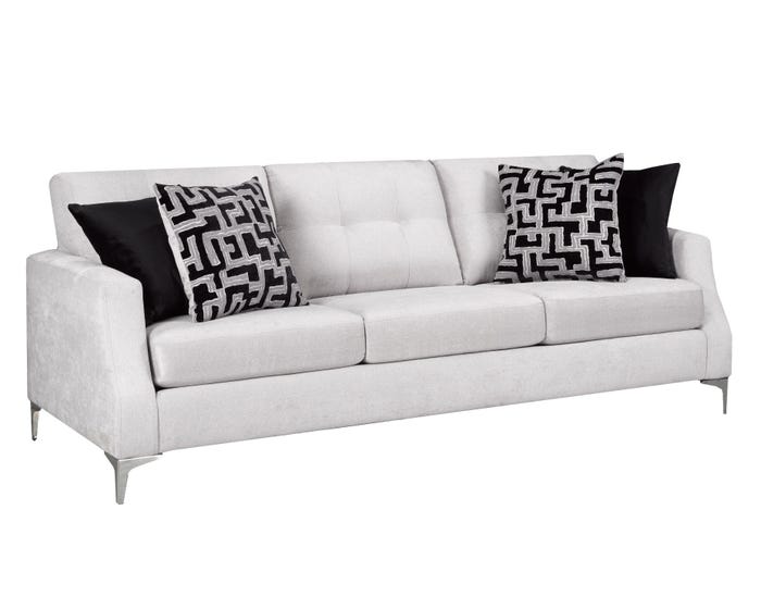 SBFSBF 4316E Sofa Collection - Silver Fabric