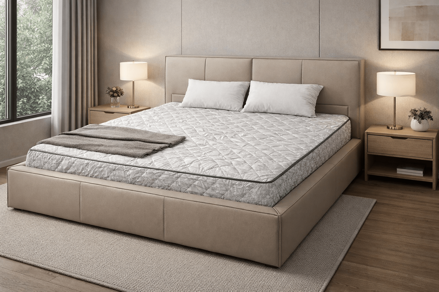 SeryatoSeryato B2707 Real Leather Bed
