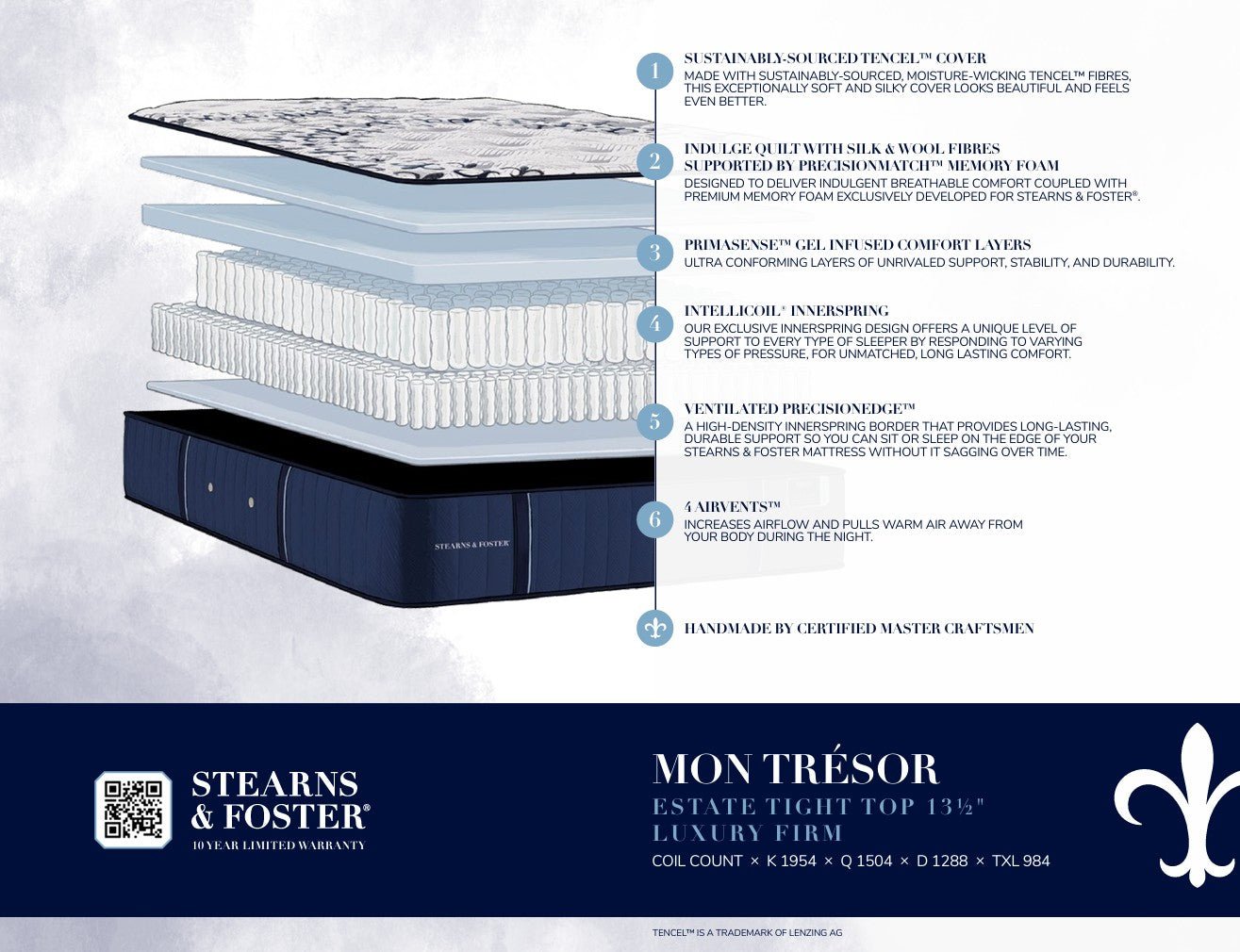 Stearns & FosterStearns & Foster Mon Tresor Tight Top Mattress