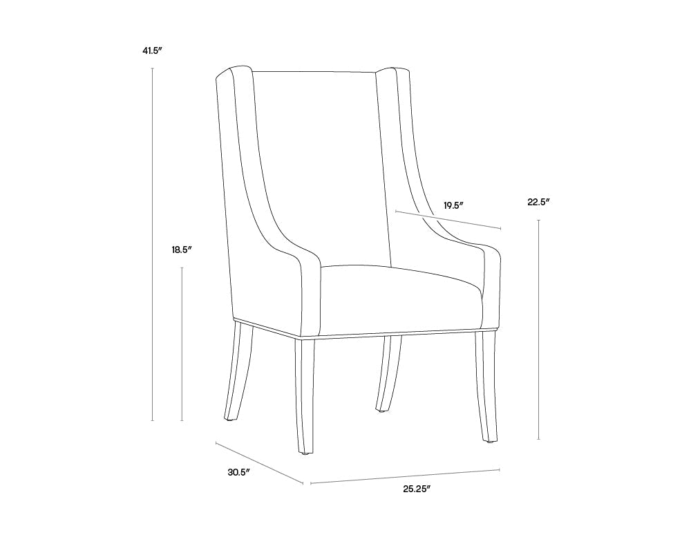SunpanAiden Dining Armchair