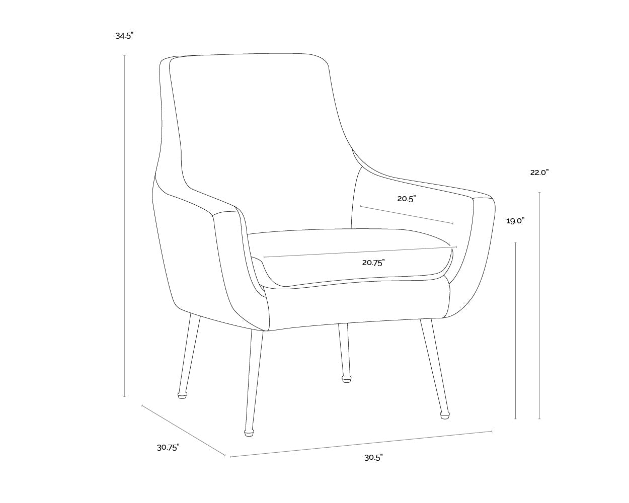 SunpanAletta Lounge Chair