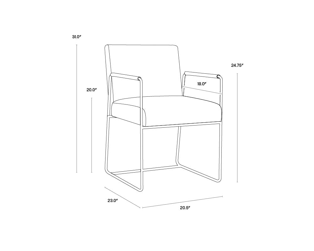 SunpanBalford Dining Armchair