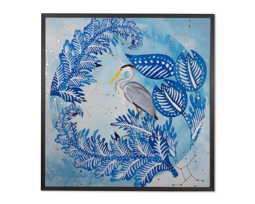 SunpanBlue Heron - 48" X 48" - Charcoal Frame