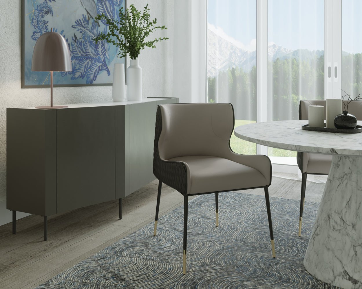 SunpanBlue Heron - 48" X 48" - Charcoal Frame