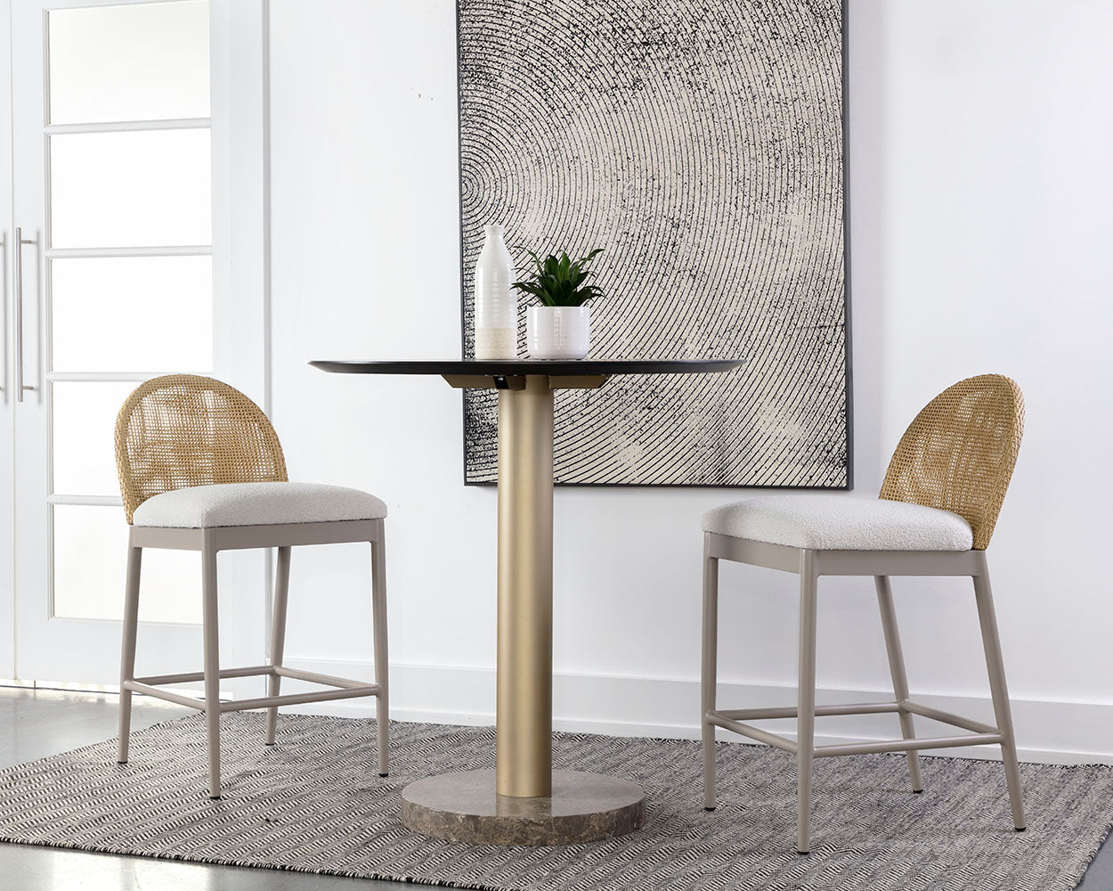 SunpanCalandri Counter Stool - Natural