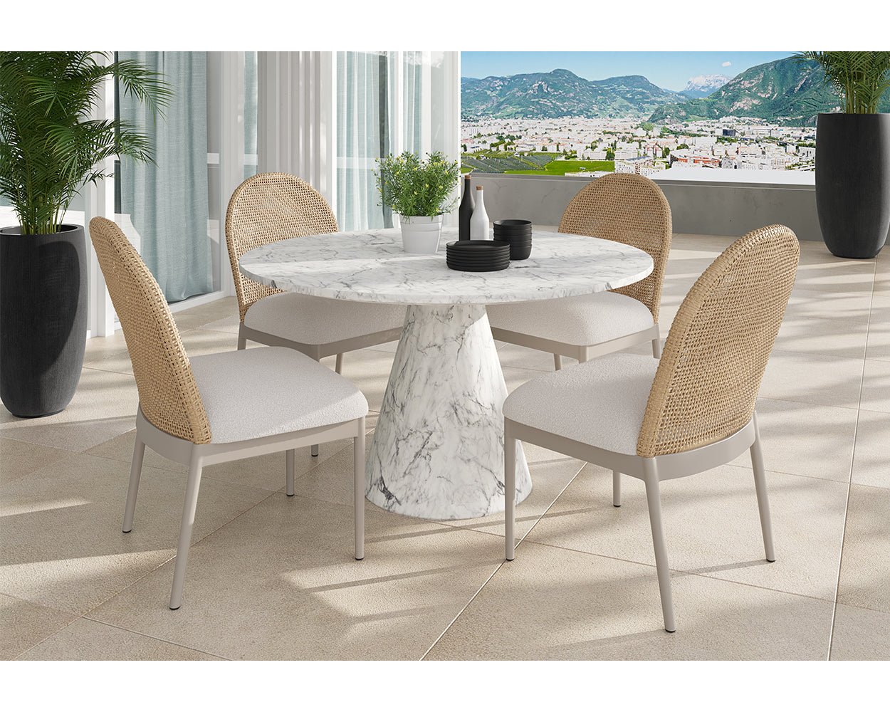 SunpanCalandri Dining Chair - Natural