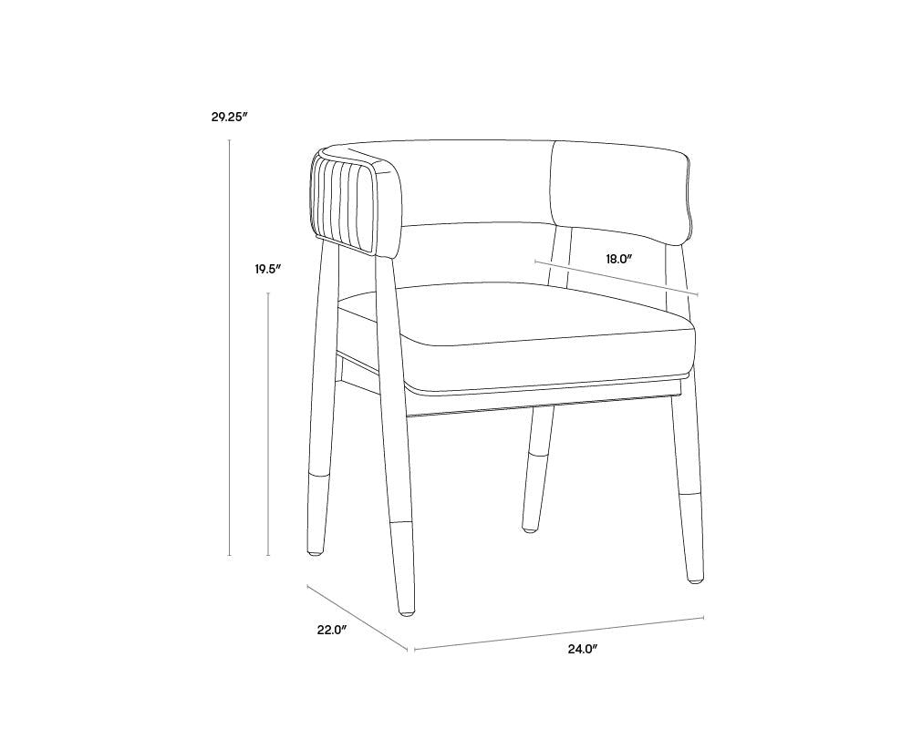 SunpanCallem Dining Armchair