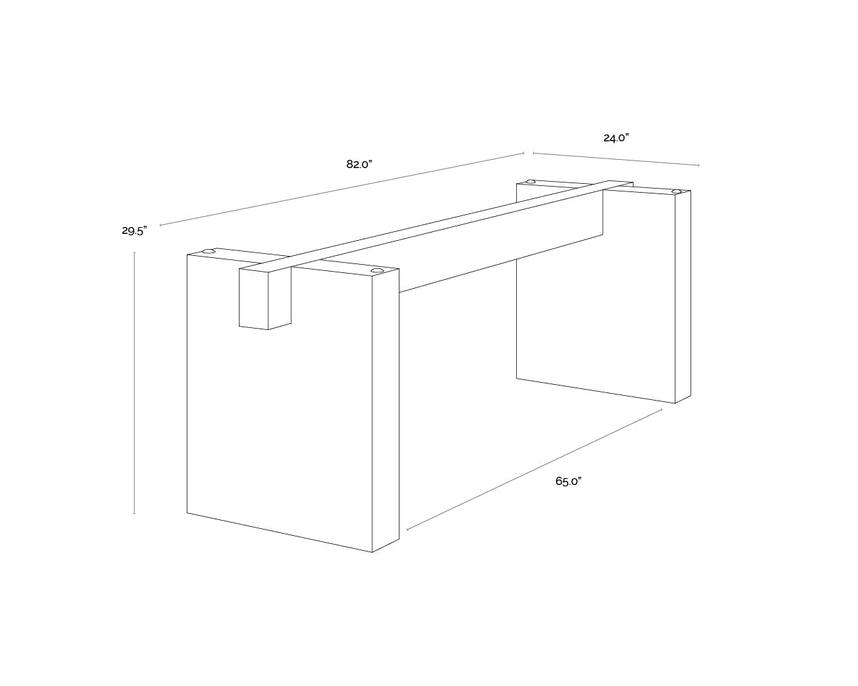SunpanCalvosa Dining Table Base
