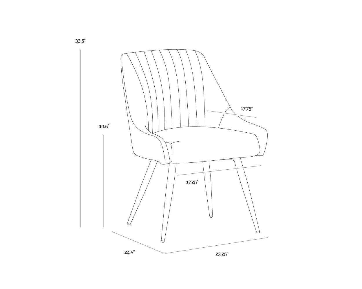 SunpanChardon Dining Chair