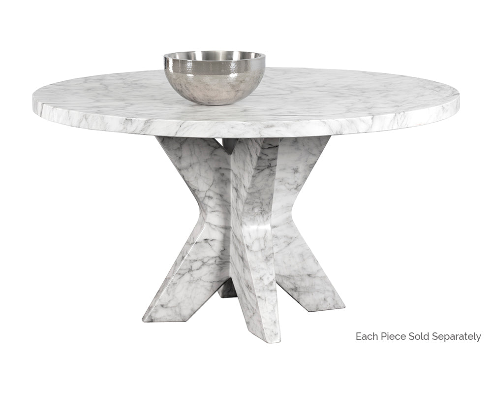SunpanCypher Dining Table Top - Marble Look - 55"